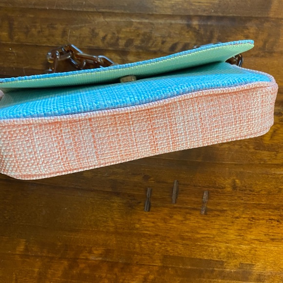 Studio 33 multi color purse with chain strap. - Picture 2 of 7